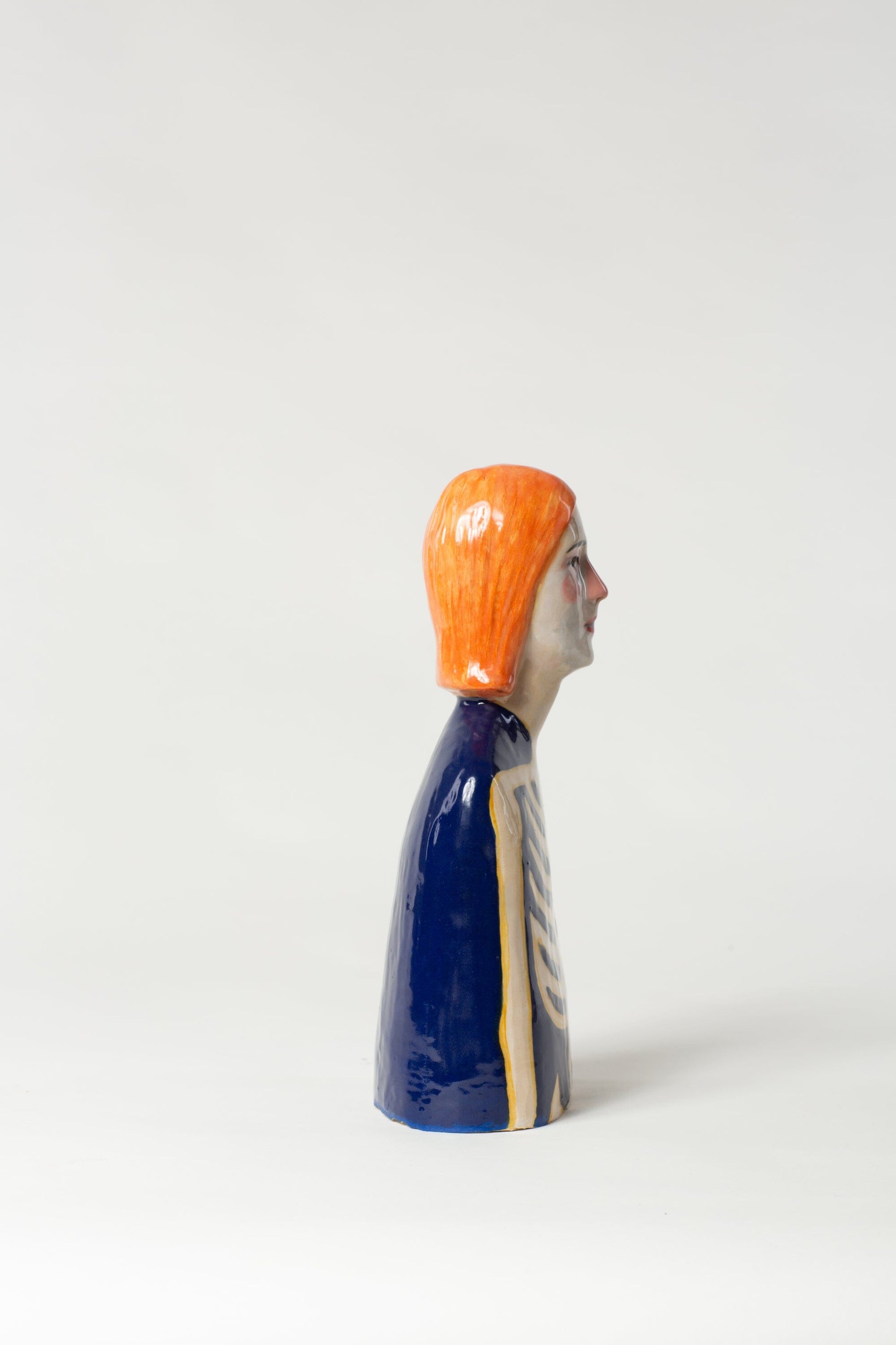 Robin Danielsson Untitled Figures 2023 (Skjelett med orange hår) Art Salgshallen 