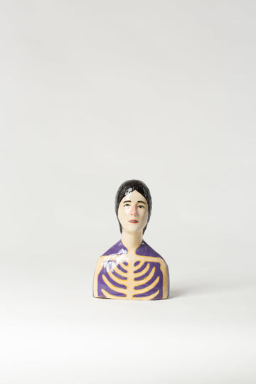 Robin Danielsson Untitled Figures 2023 (Skjelett med svart hår) Art Salgshallen 