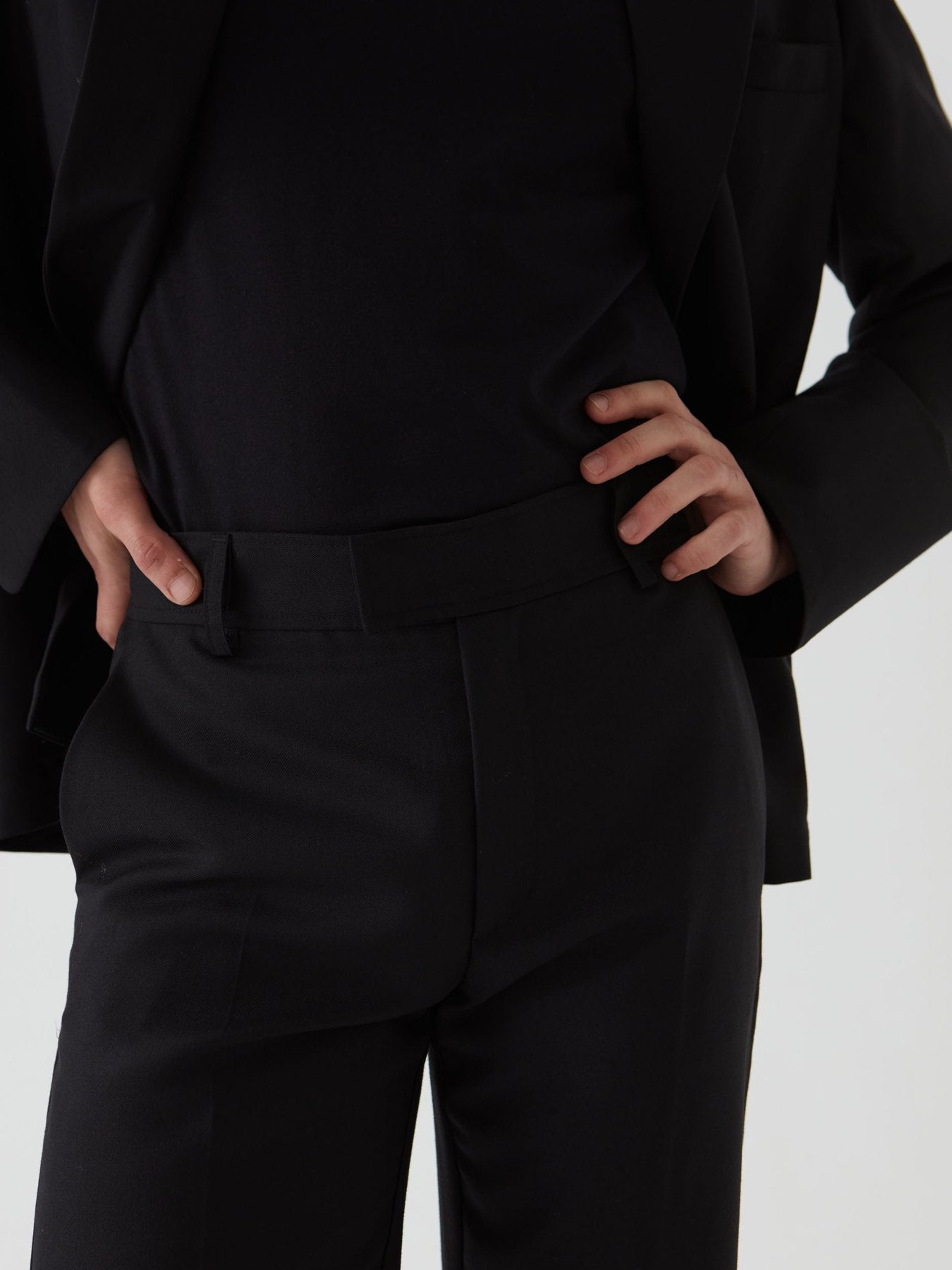 Séfr Mike Suit Trouser - Black Pants Séfr 