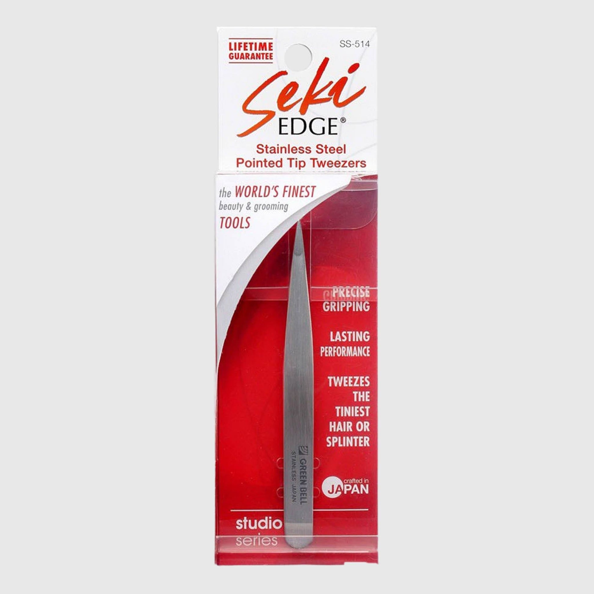 Seki Edge Pointed Tweezers Grooming Tools Seki Edge 