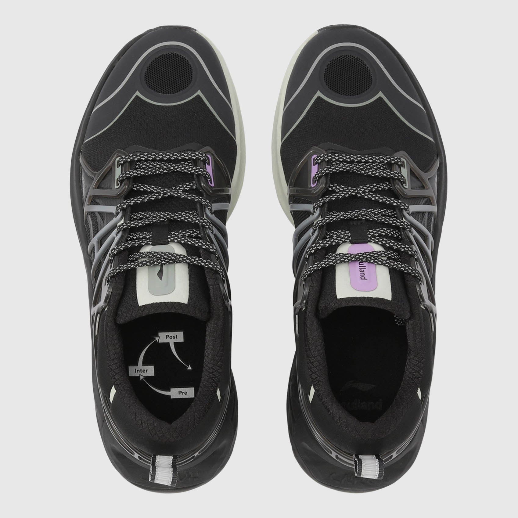 Soulland x Li-Ning Furious Rider Sneaker - Black Sneakers Soulland x Li-Ning 