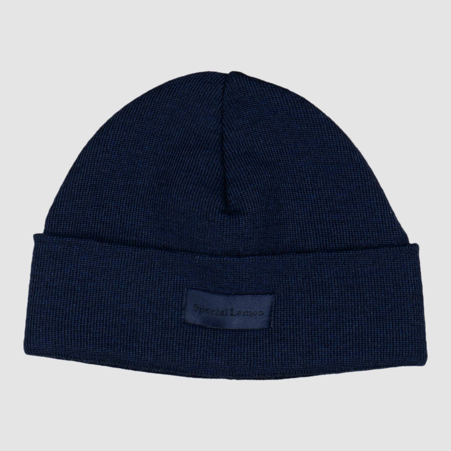 Special Lemon Logo Beanie - Navy Black Headwear Special Lemon 
