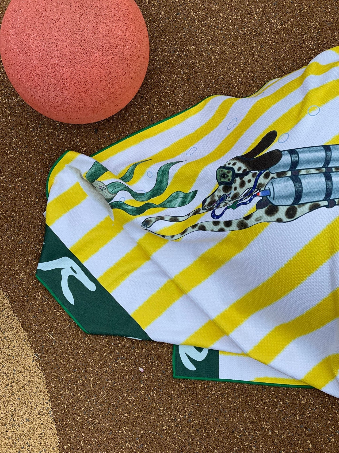 Special Lemon Microfibre Beach Towel - Dog Diver Swimwear Special Lemon 