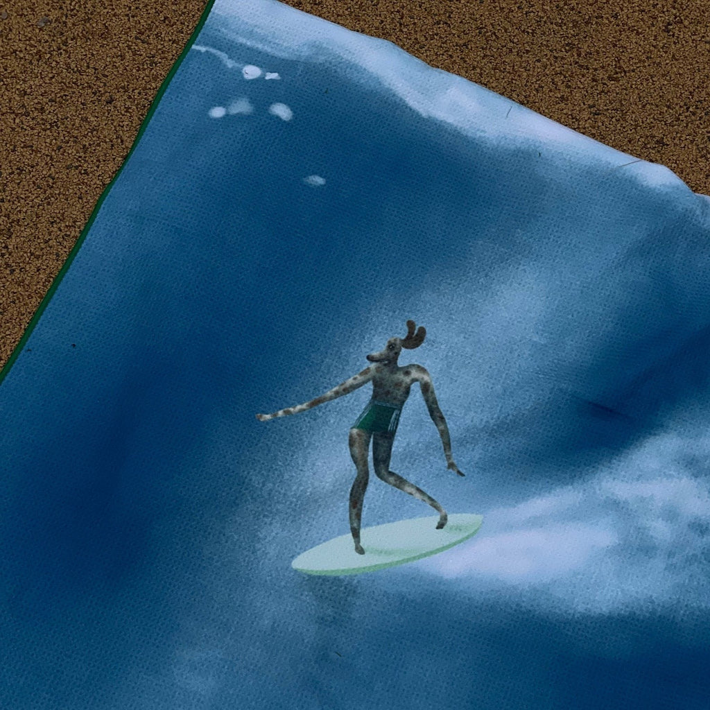 Special Lemon Microfibre Beach Towel - Surfer Dog Swimwear Special Lemon 