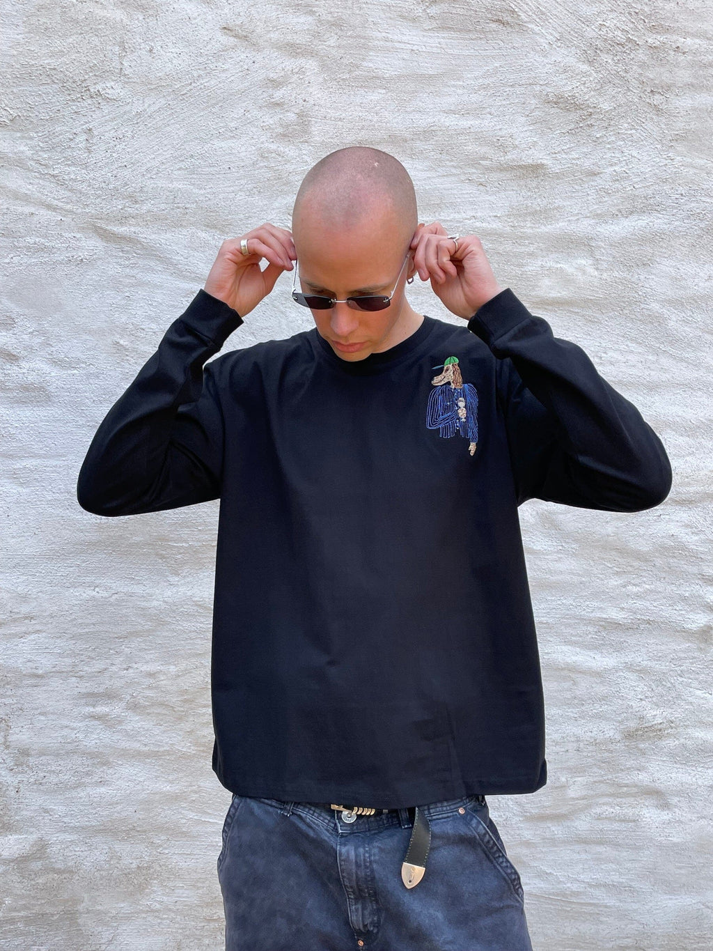 Special Lemon x Charlie Roberts Dog Longsleeve - Black Longsleeve Special Lemon 