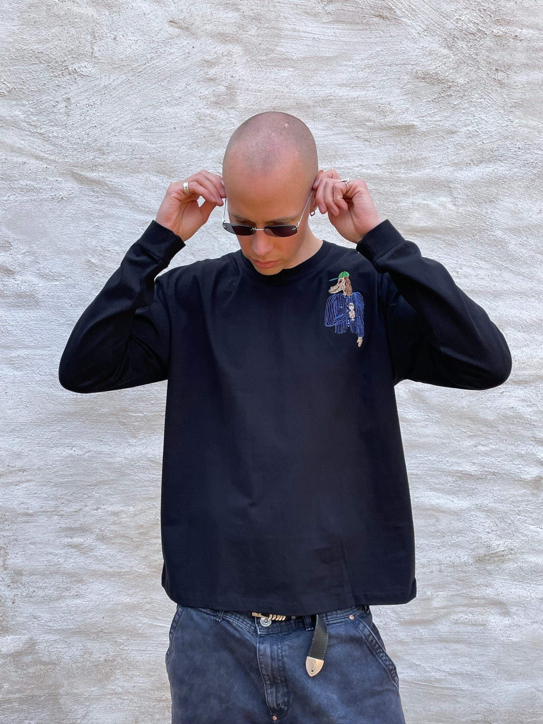 Special Lemon x Charlie Roberts Dog Longsleeve - Black Longsleeve Special Lemon 