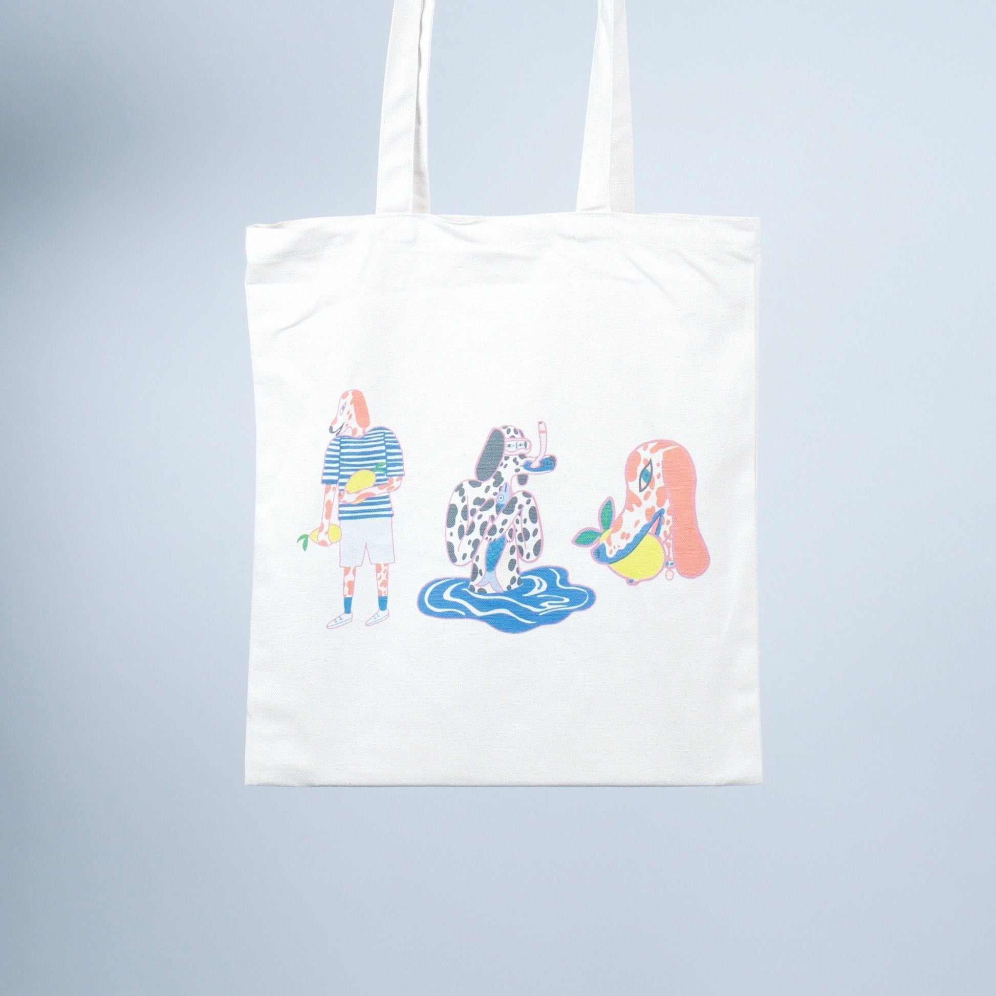 Special Lemon x Charlie Roberts tote bag - Dogs Tote bag Special Lemon 