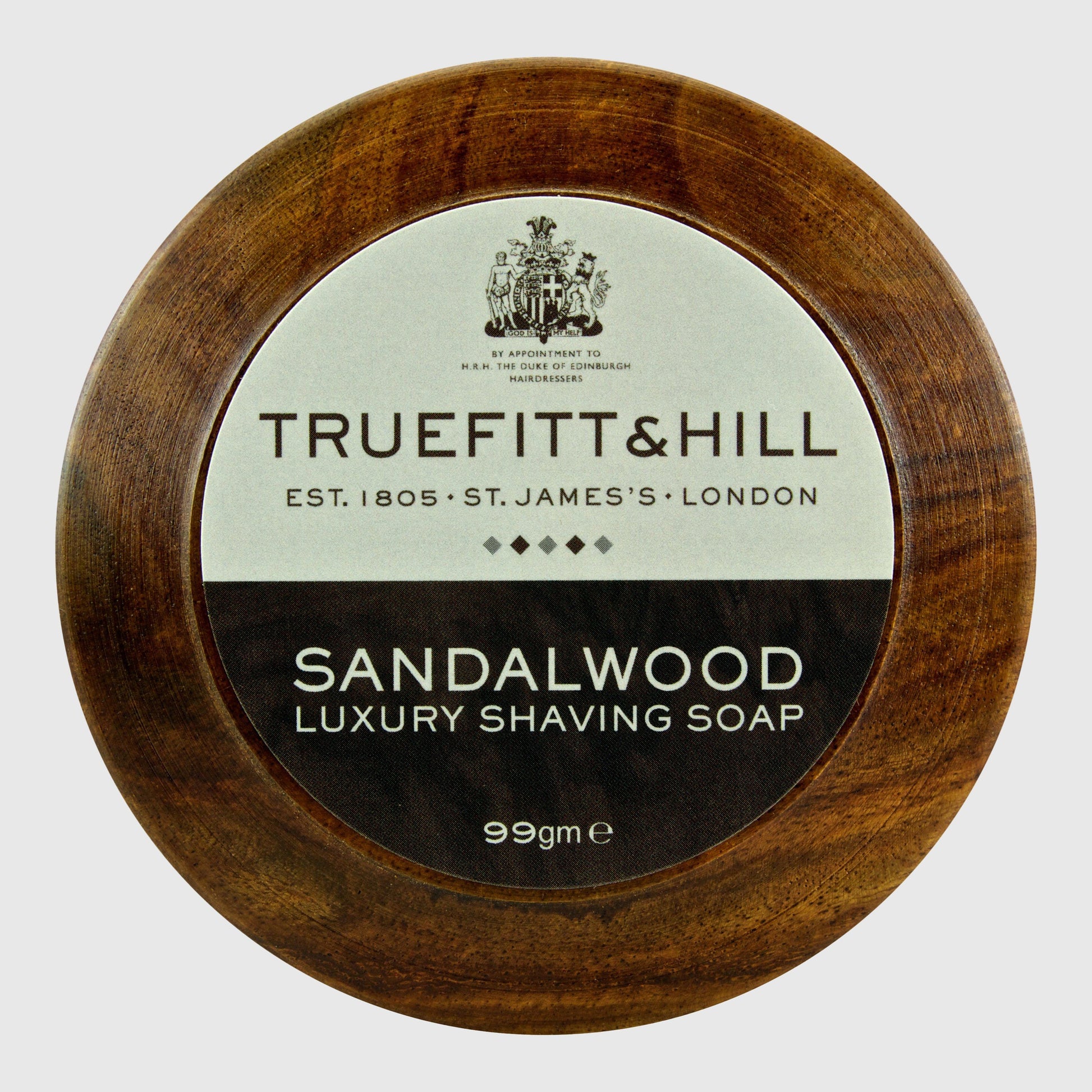 Truefitt & Hill Luxury barbersåpe i treskål - Sandalwood Barbersåpe i skål Truefitt & Hill 