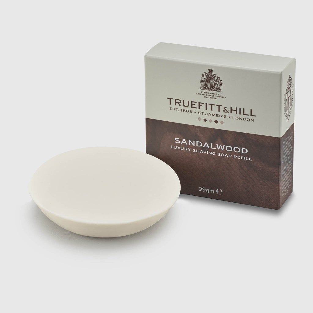Truefitt & Hill Luxury Shaving Soap Refill - Sandalwood Shave Products Truefitt & Hill 
