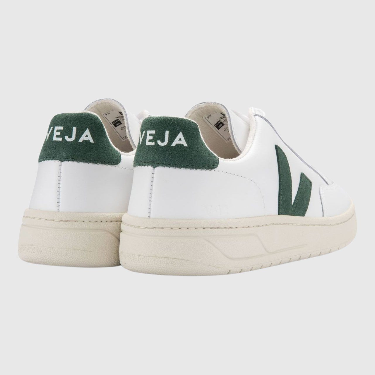 Veja V-12 Leather Sneakers - Extra White - Cyprus Sneakers Veja 