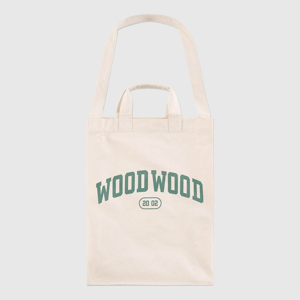 Wood Wood High Canvas Shopper - Dark Emerald Tote Bag Wood Wood 